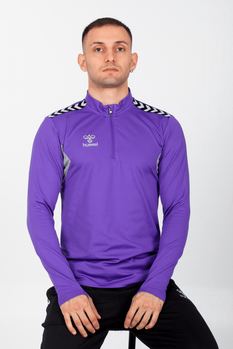 Hummel Otantik Antrenman Eşofman Üst - Mor