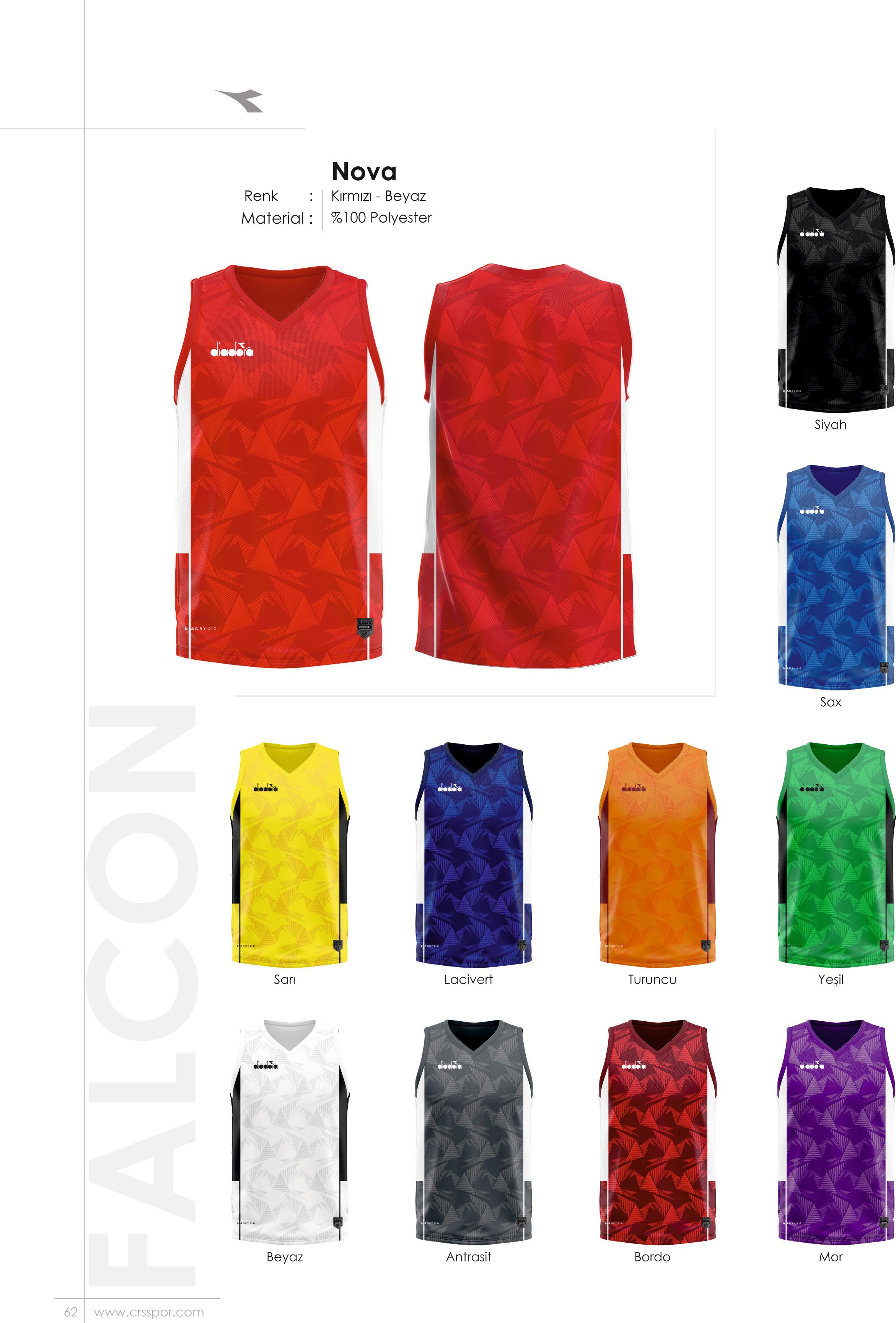 diadora falcon nova dijital basketbol forma