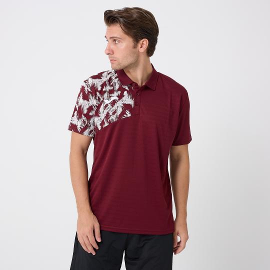 PREMIUM POLO T-SHIRT - Bordo