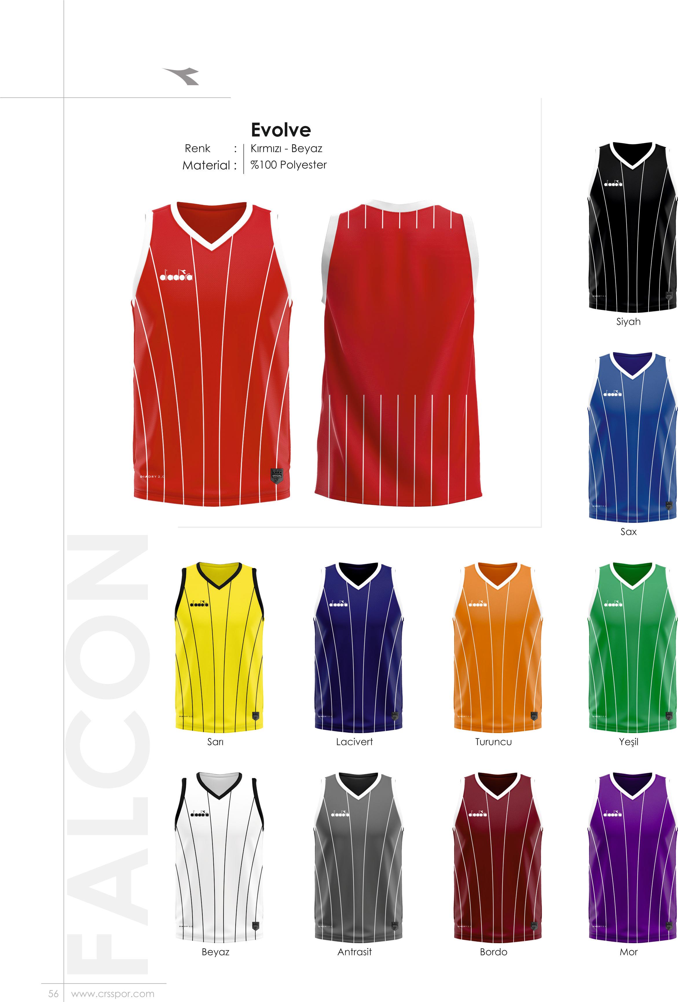 diadora falcon evolve basketbol dijital forma