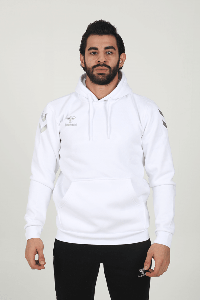 Hummel Armin Pamuklu Hoodie - Beyaz