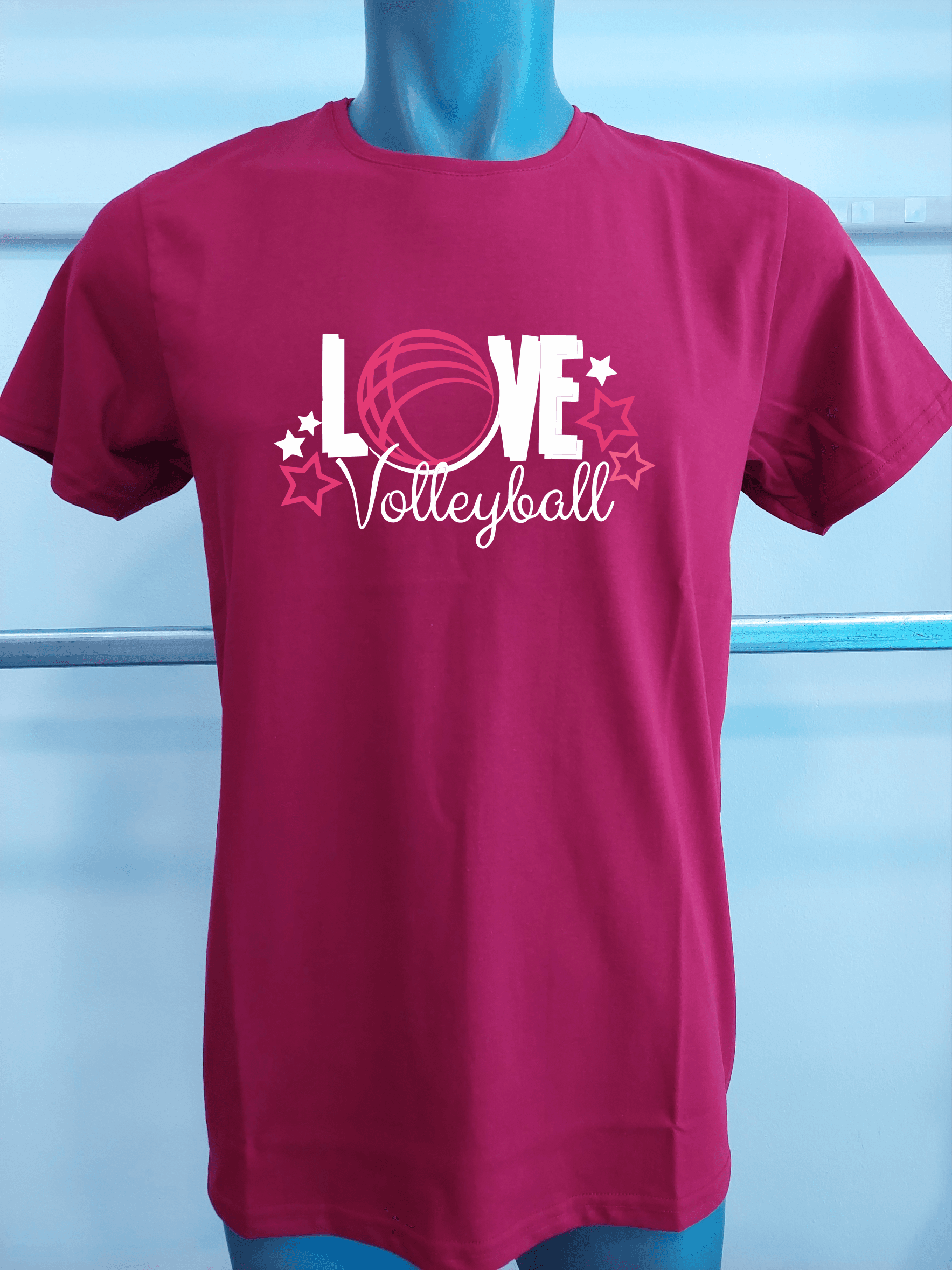 BASKILI T-SHIRT- VOLEYBOL - Bordo