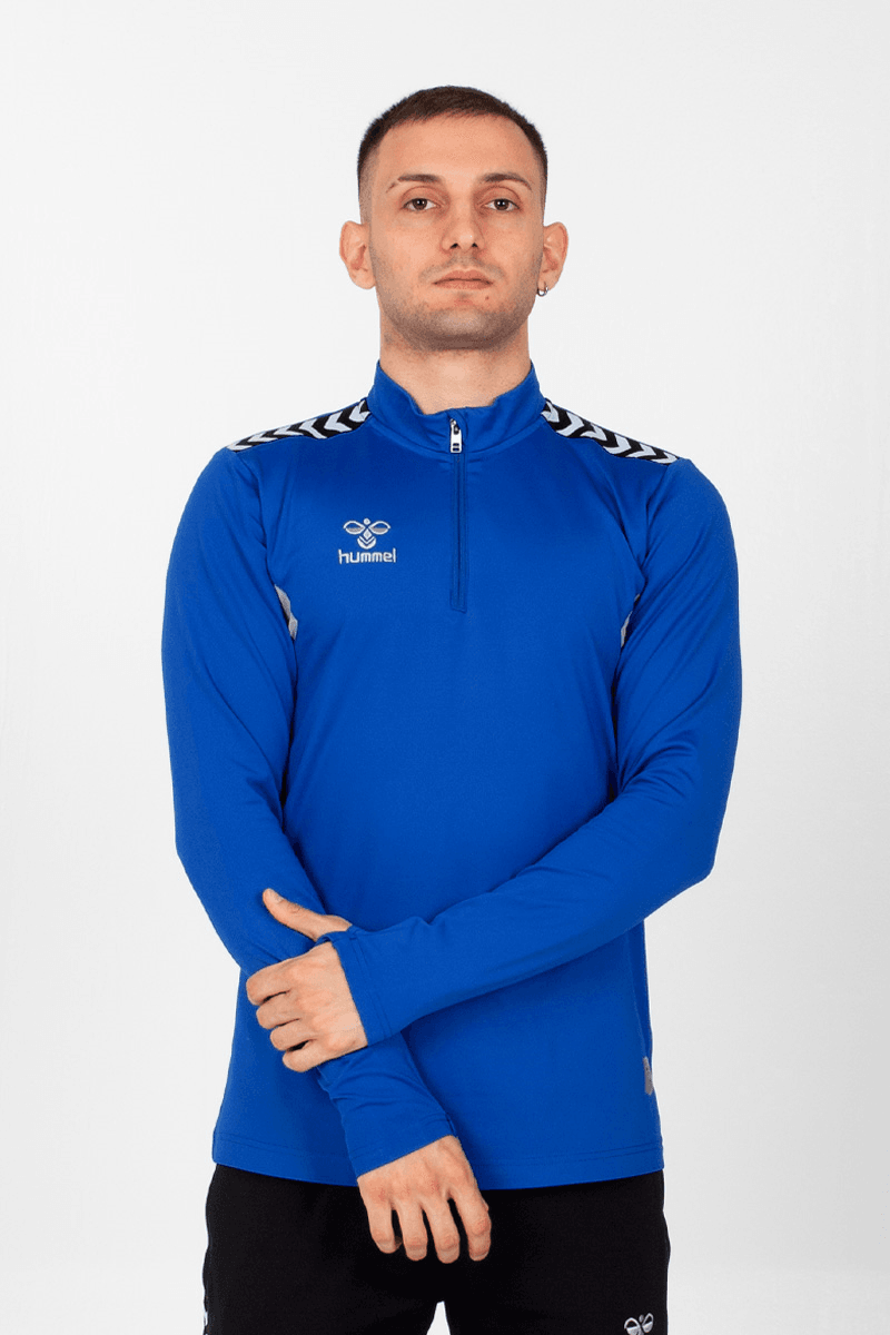 Hummel Otantik Antrenman Eşofman Üst - Sax mavi