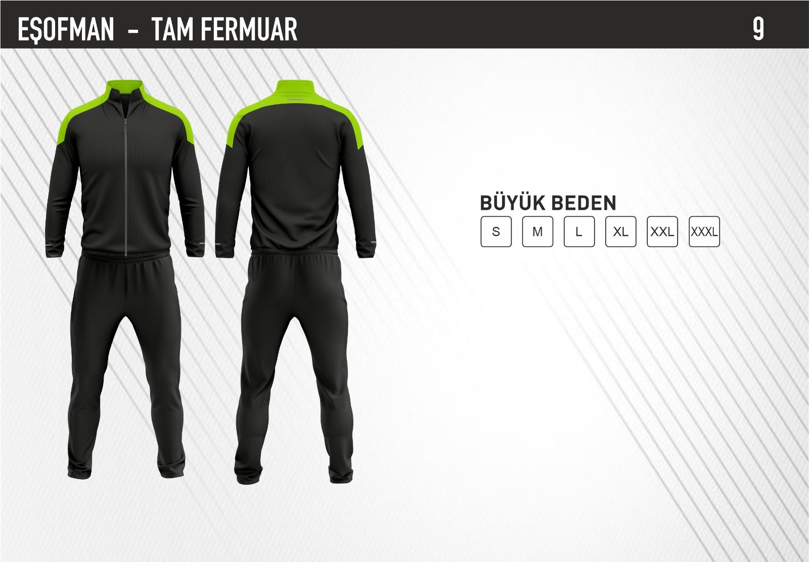 ELT PREMIUM KAMP EŞOFMANI DÜZ KUMAŞ - Siyah
