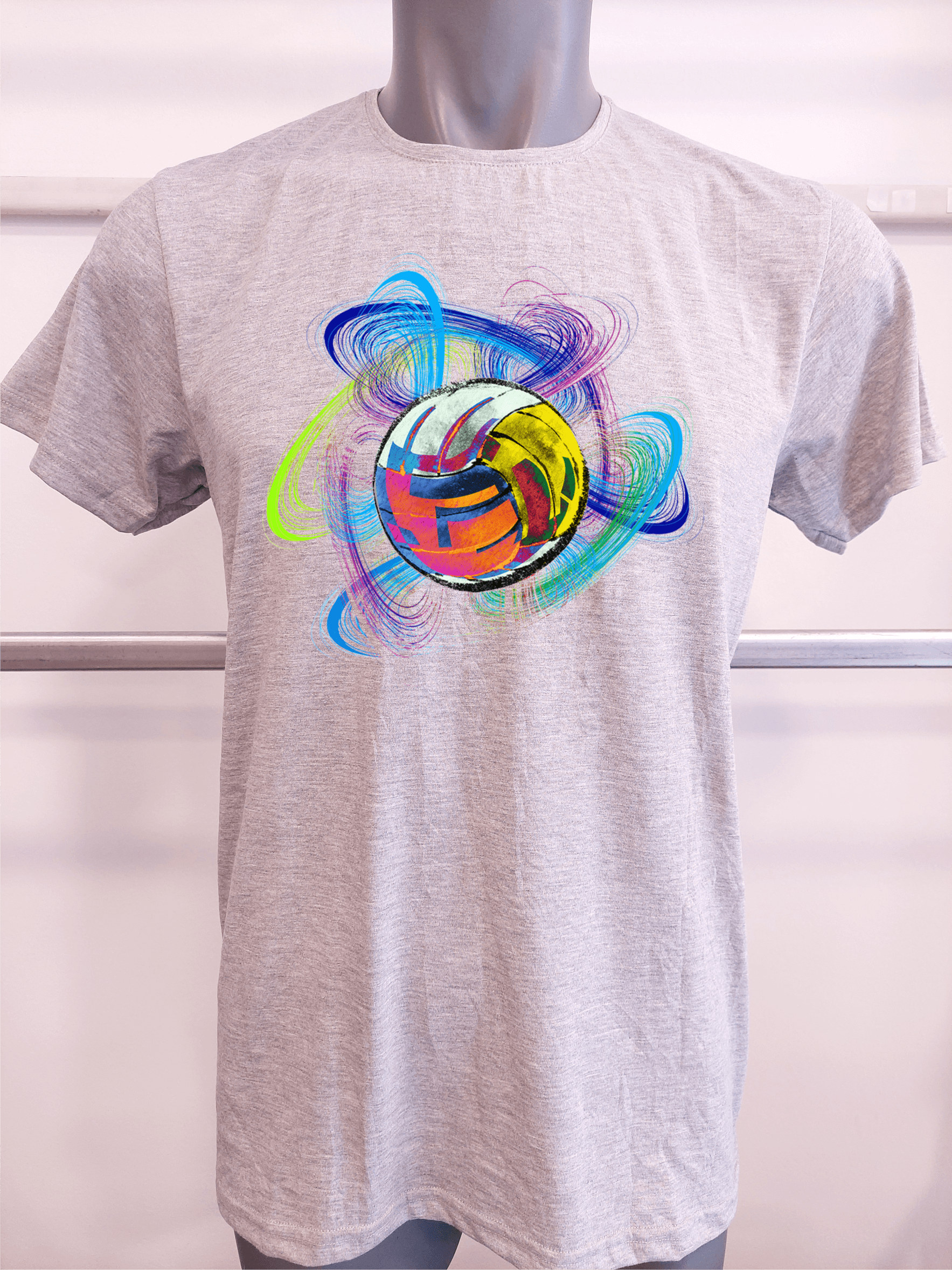 BASKILI T-SHIRT- VOLEYBOL - Gri