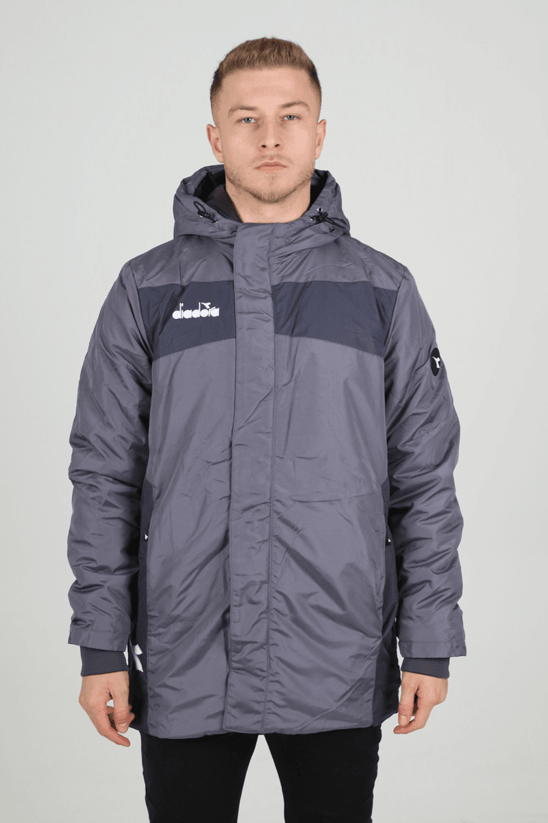 Diadora Forza Anorak Uzun Mont  - Gri