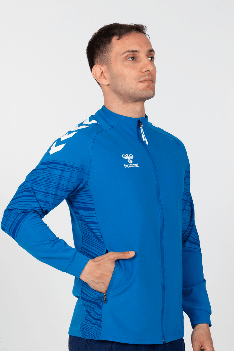 Hummel Line Kamp Eşofman Üstü - Sax mavi