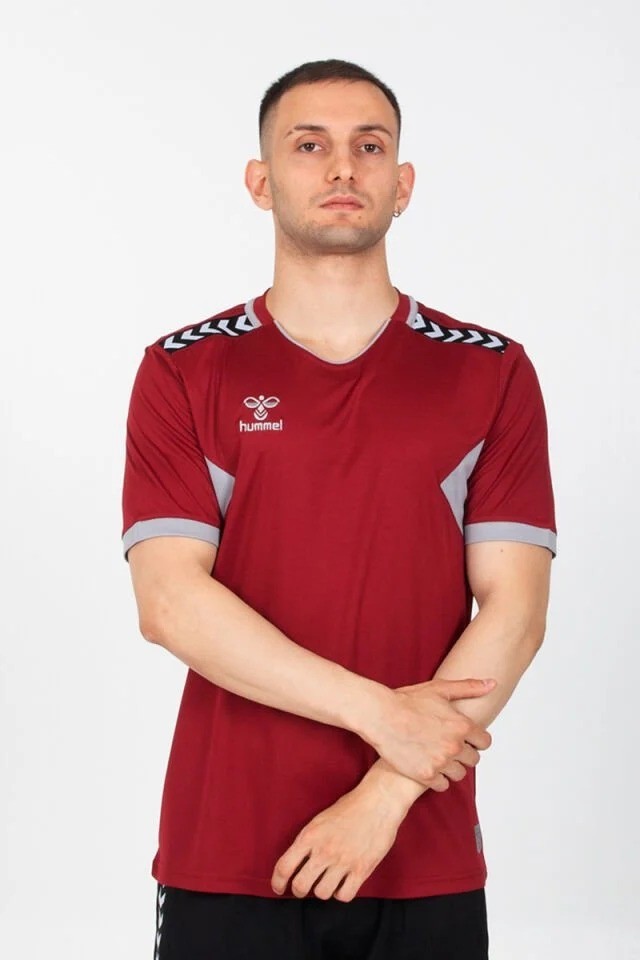 Hummel Otantik Antrenman T-shirt - Bordo