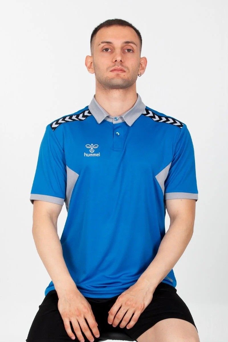 Hummel Otantik Kamp Tişört - Sax mavi