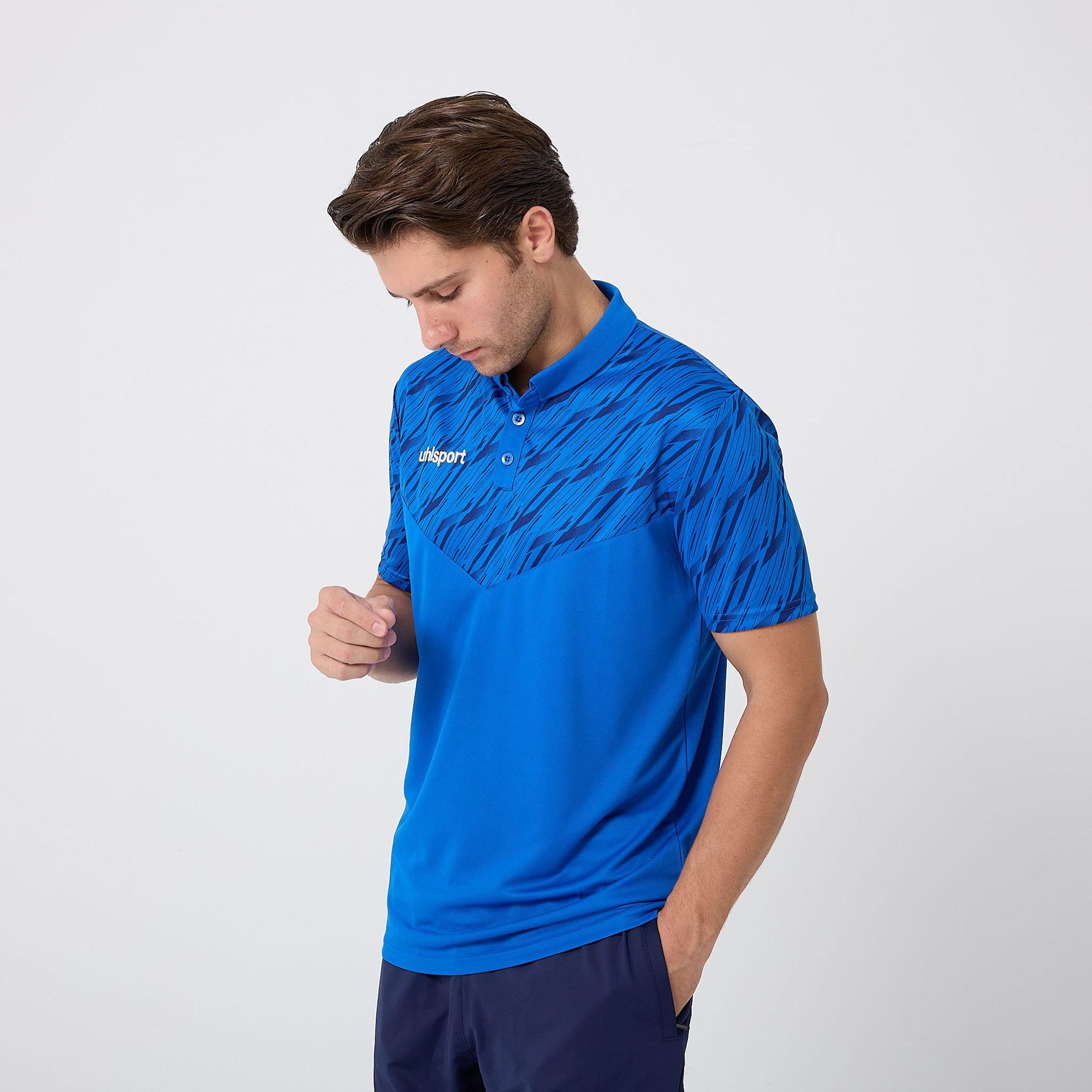 PROGRESSIVE POLO T-SHIRT  sepette %10 indirim - Sax mavi