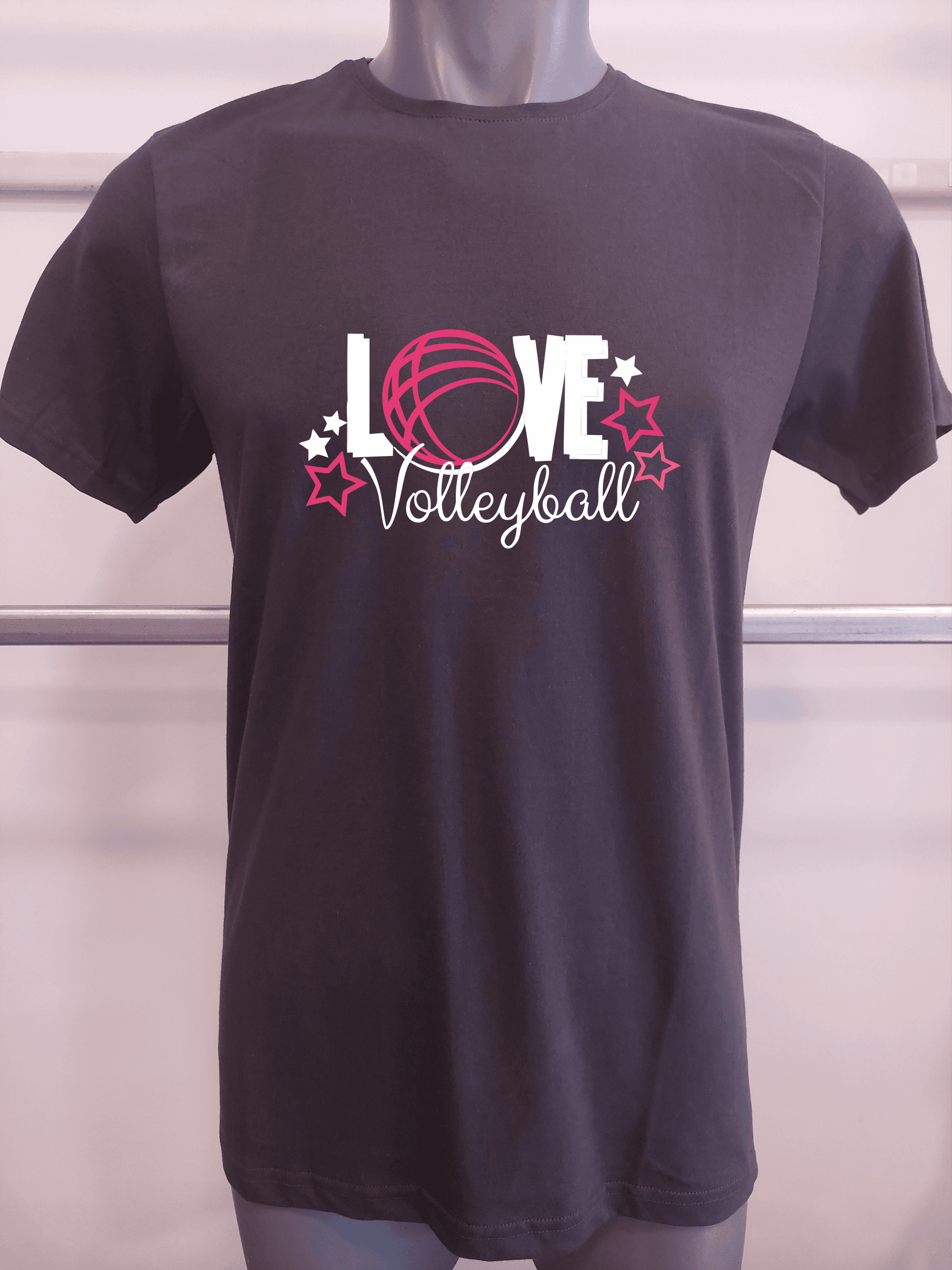 BASKILI T-SHIRT- VOLEYBOL - antrasit