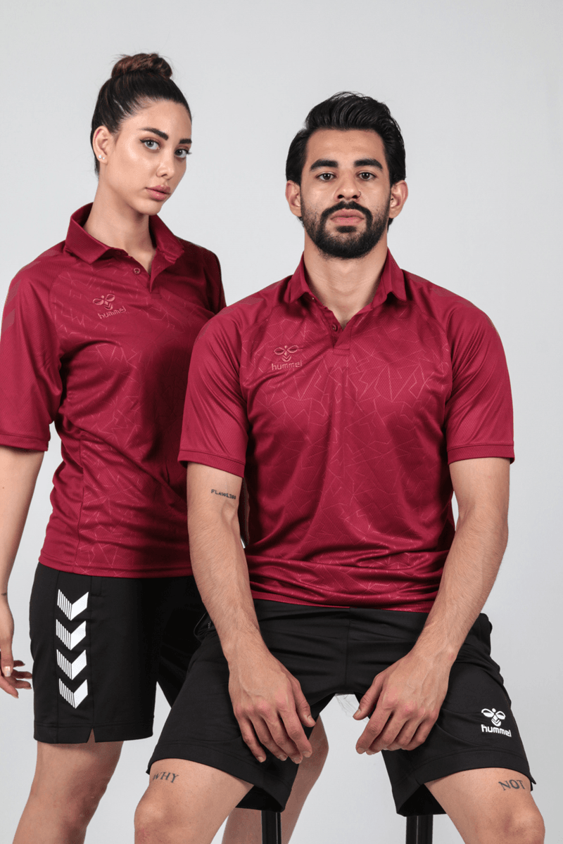 hummel Dream Kamp Polo T-shirt - Bordo