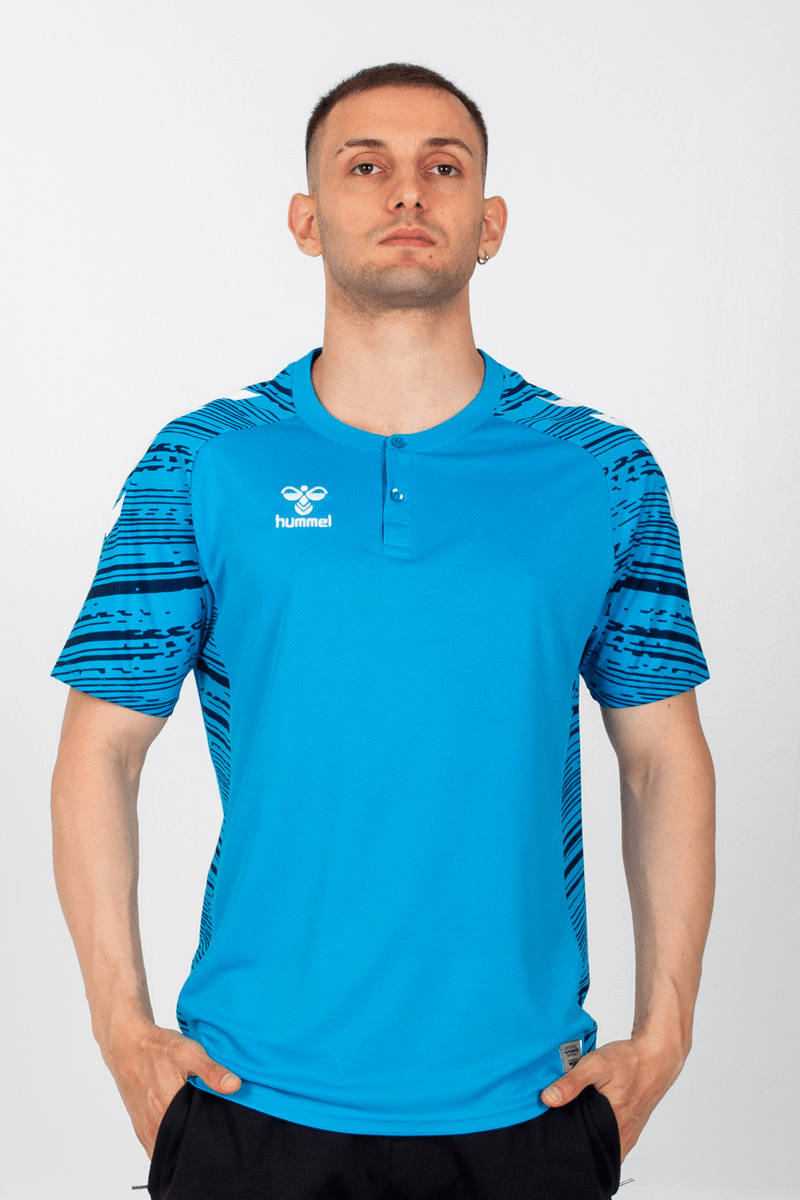 Hummel Line Kamp Tişört - Turkuaz