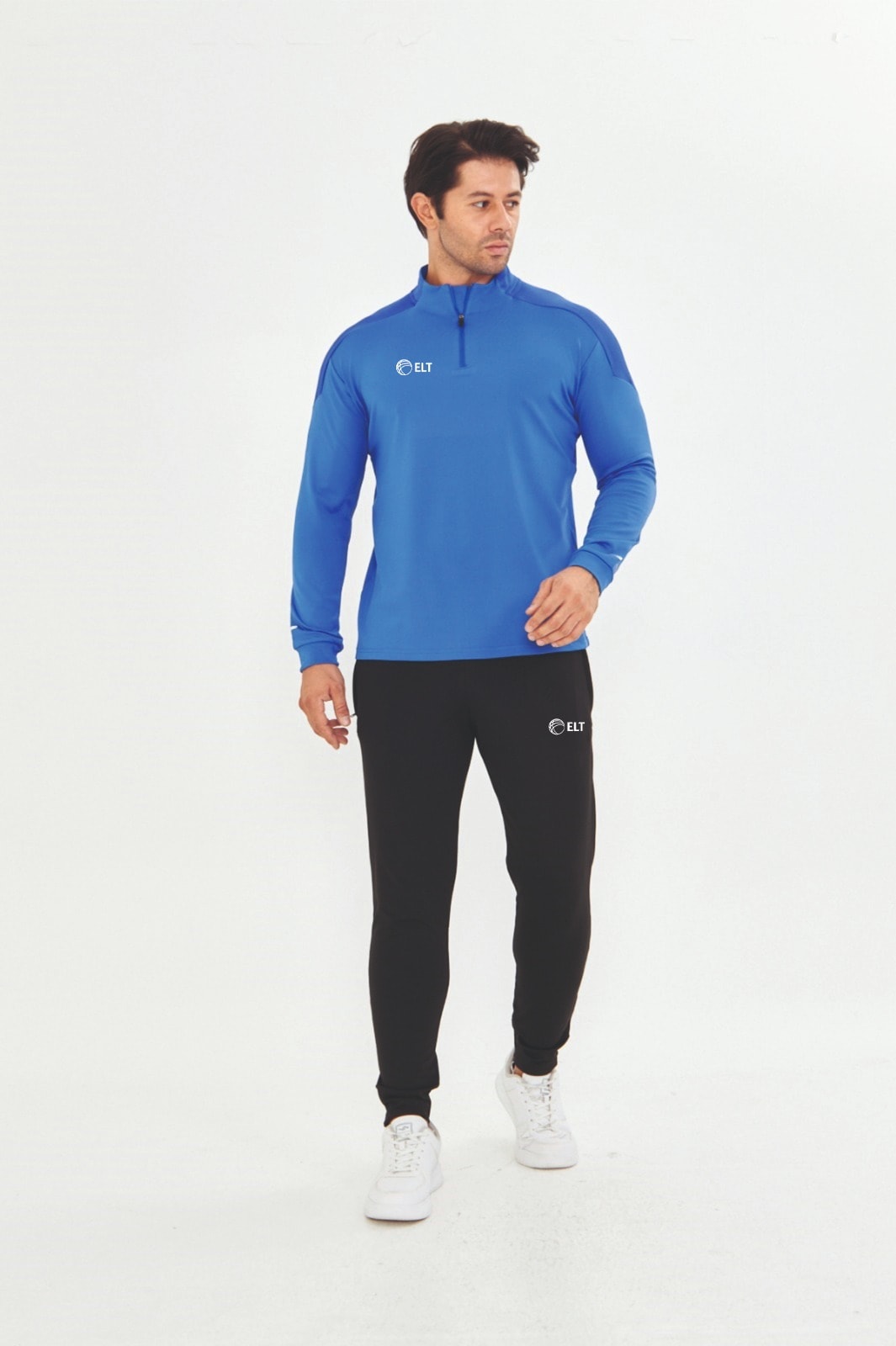 ELT PREMIUM ANTRENMAN EŞOFMAN & T-SHIRT TK - Sax mavi