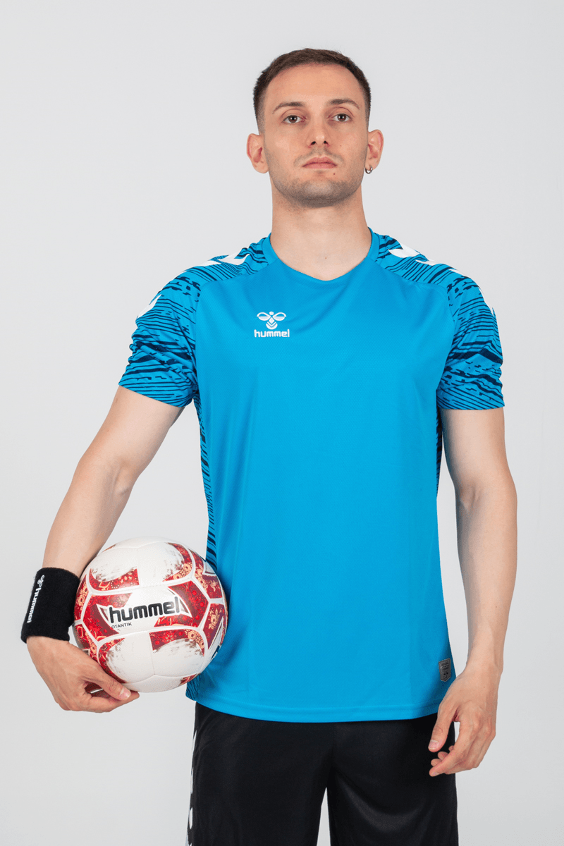 Hummel Line Antrenman Tişört - Turkuaz