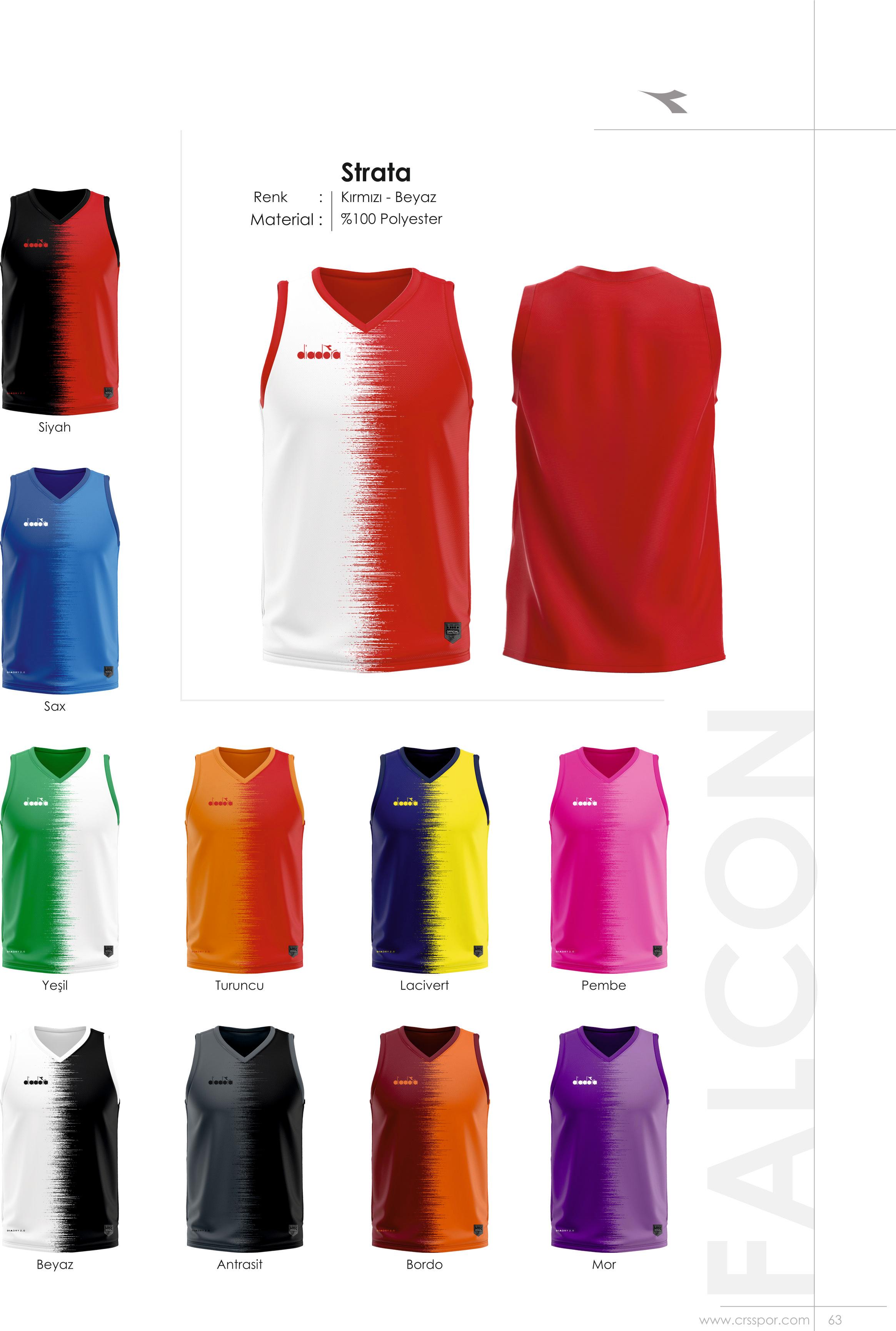 diadora falcon strata dijital basketbol forması