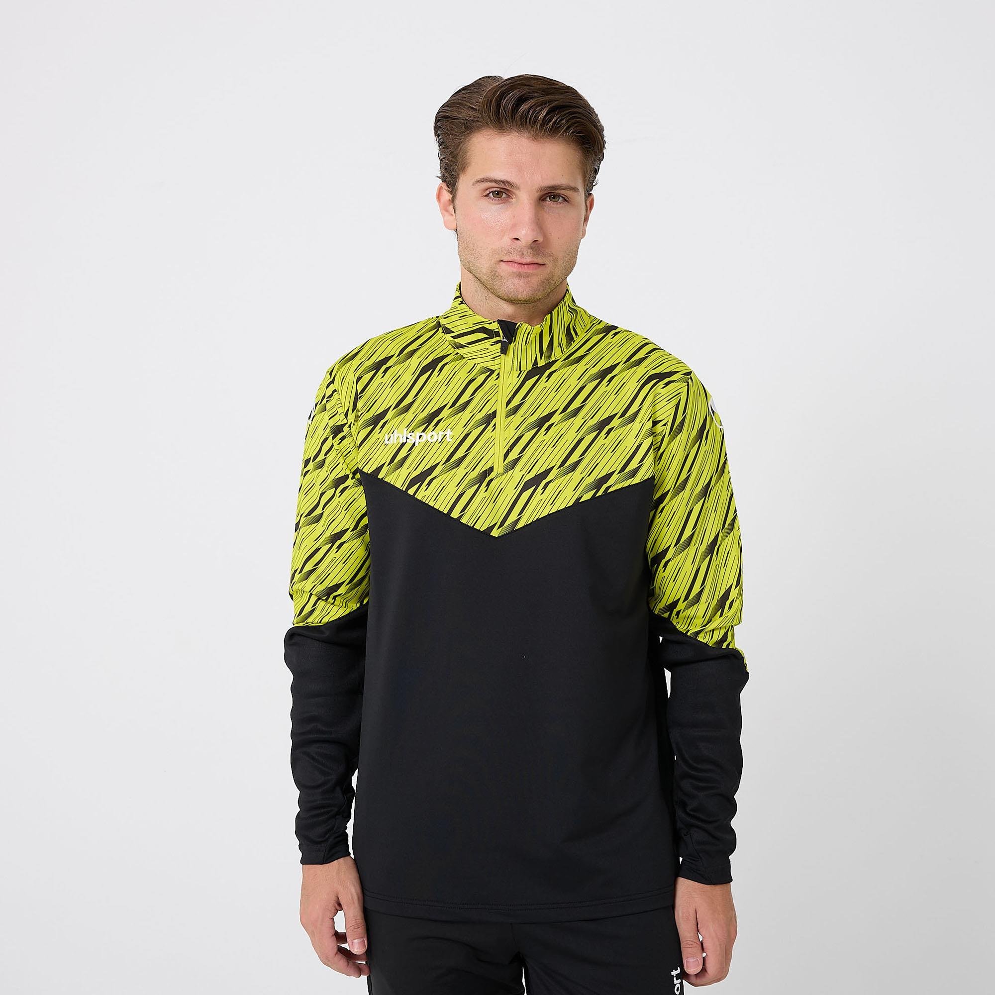 PROGRESSIVE TRAINING SWEAT yarım fermuarlı eşofman üstü  SEPETTE %10 İNDİRİM - Sarı