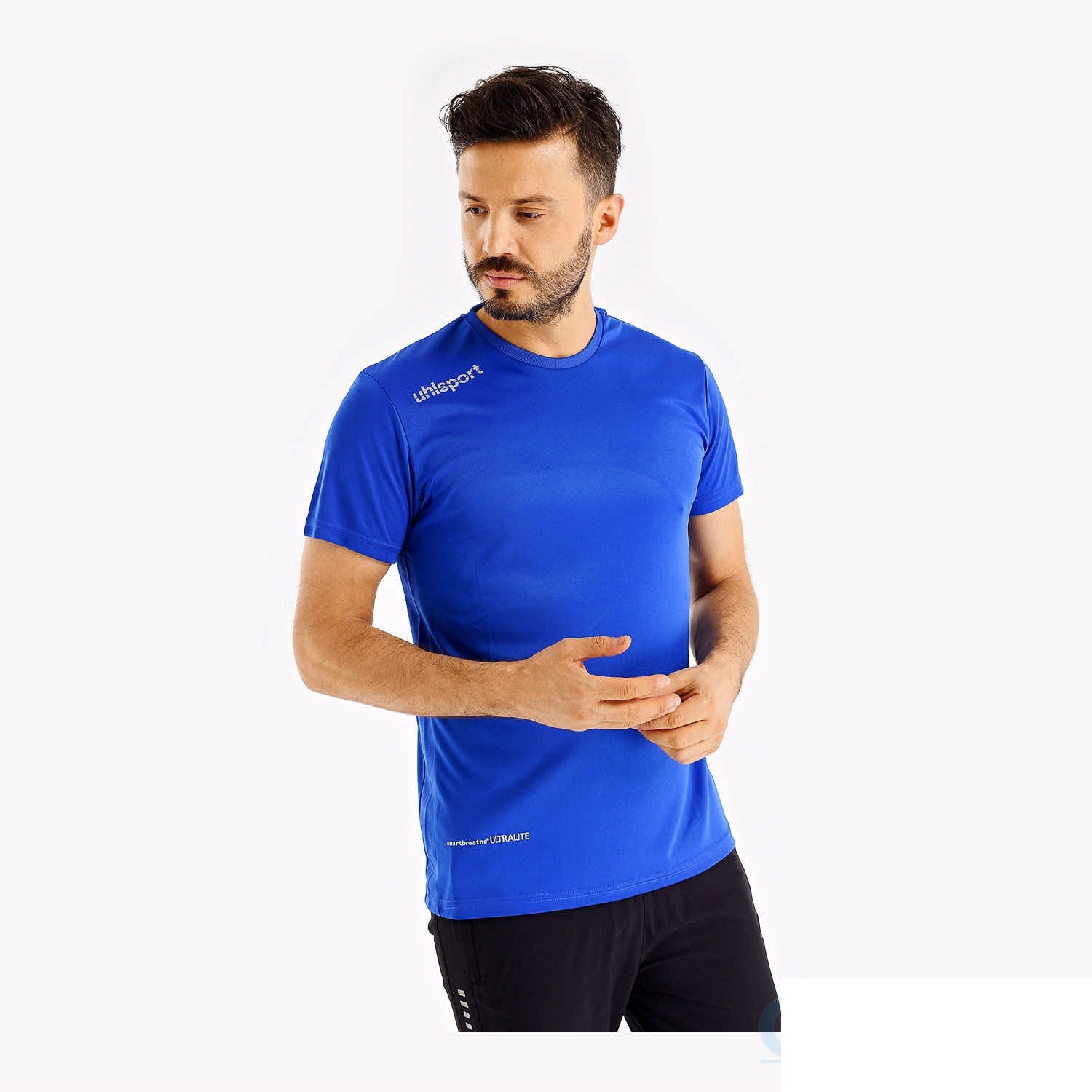 UHLSPORT ANTRENMAN T-SHIRT ESSENTIAL - Sax mavi