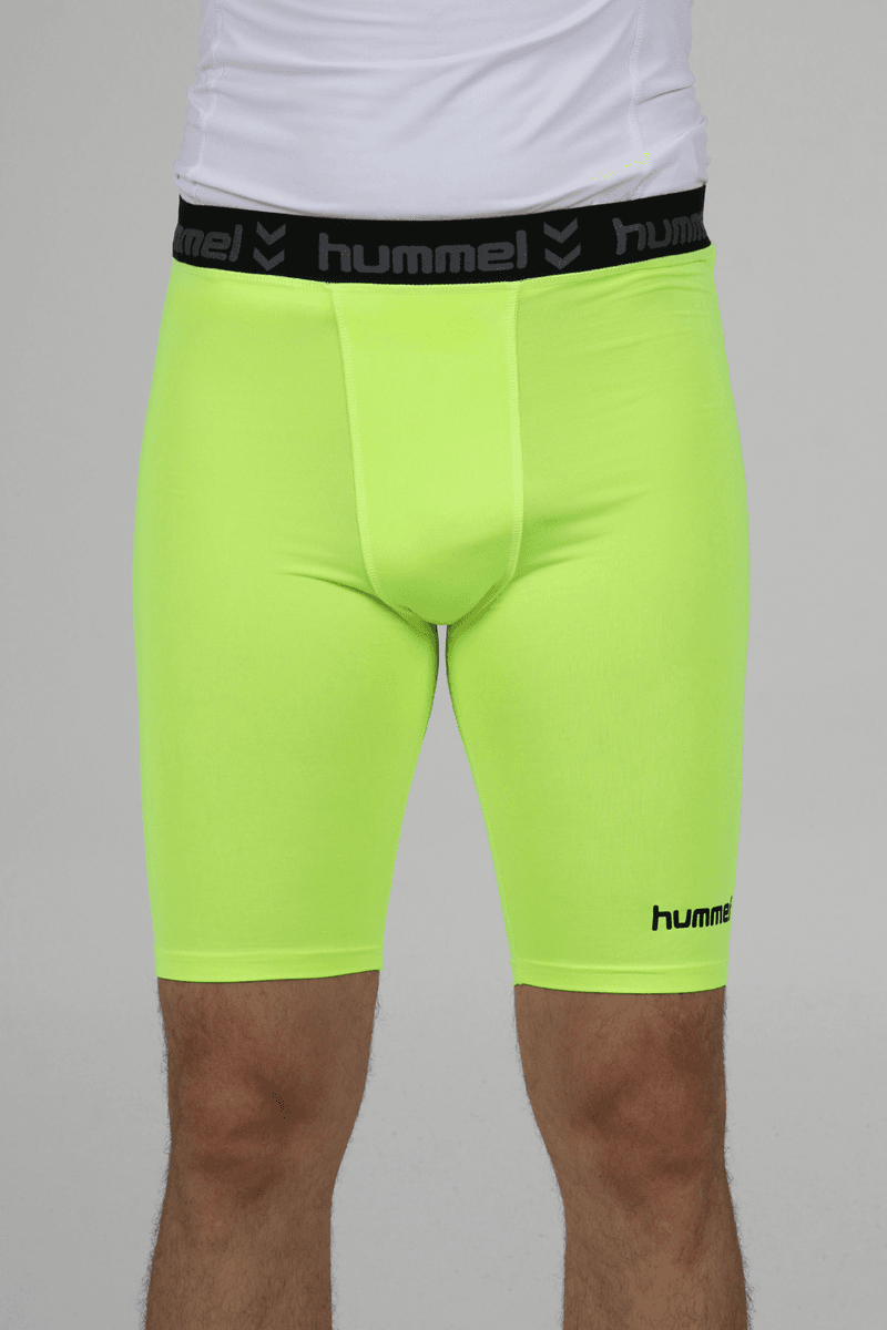 Hummel Undear Kısa Tayt - neon yeşil