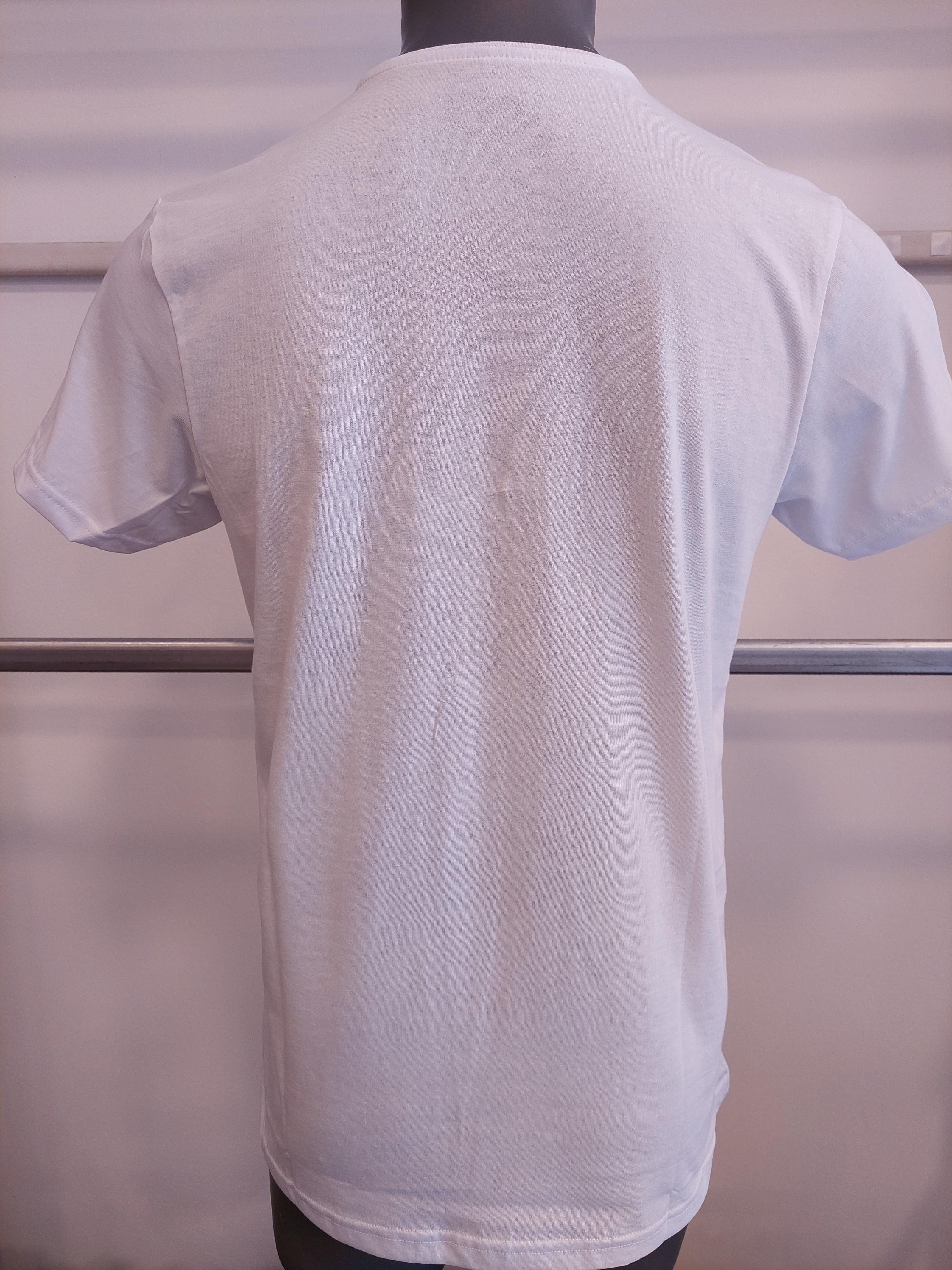 SIFIR YAKA PAMUKLU T-SHIRT