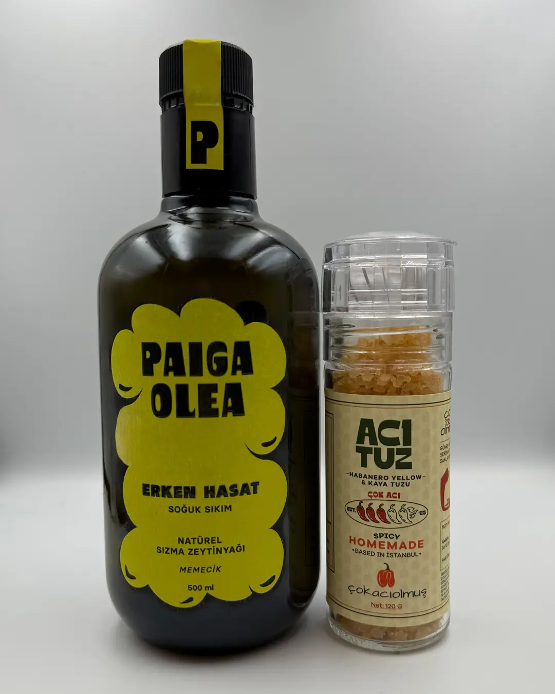 çokacıolmuş × Paiga Olea – Acı Tuz & Zeytinyağı Seti