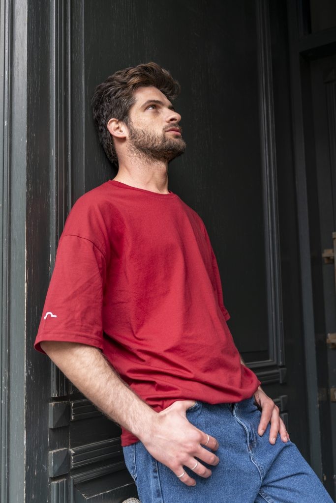 Oversize T-Shirt - Bordo
