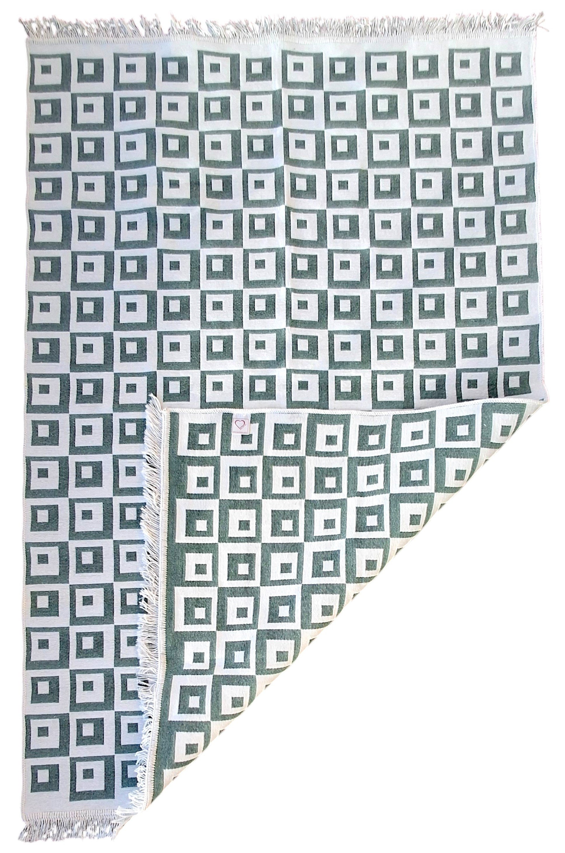 Dokuma Kilim Modern Desen Pastel Renkler Çift Taraflı Dokuma Kilim SWLRUG202510