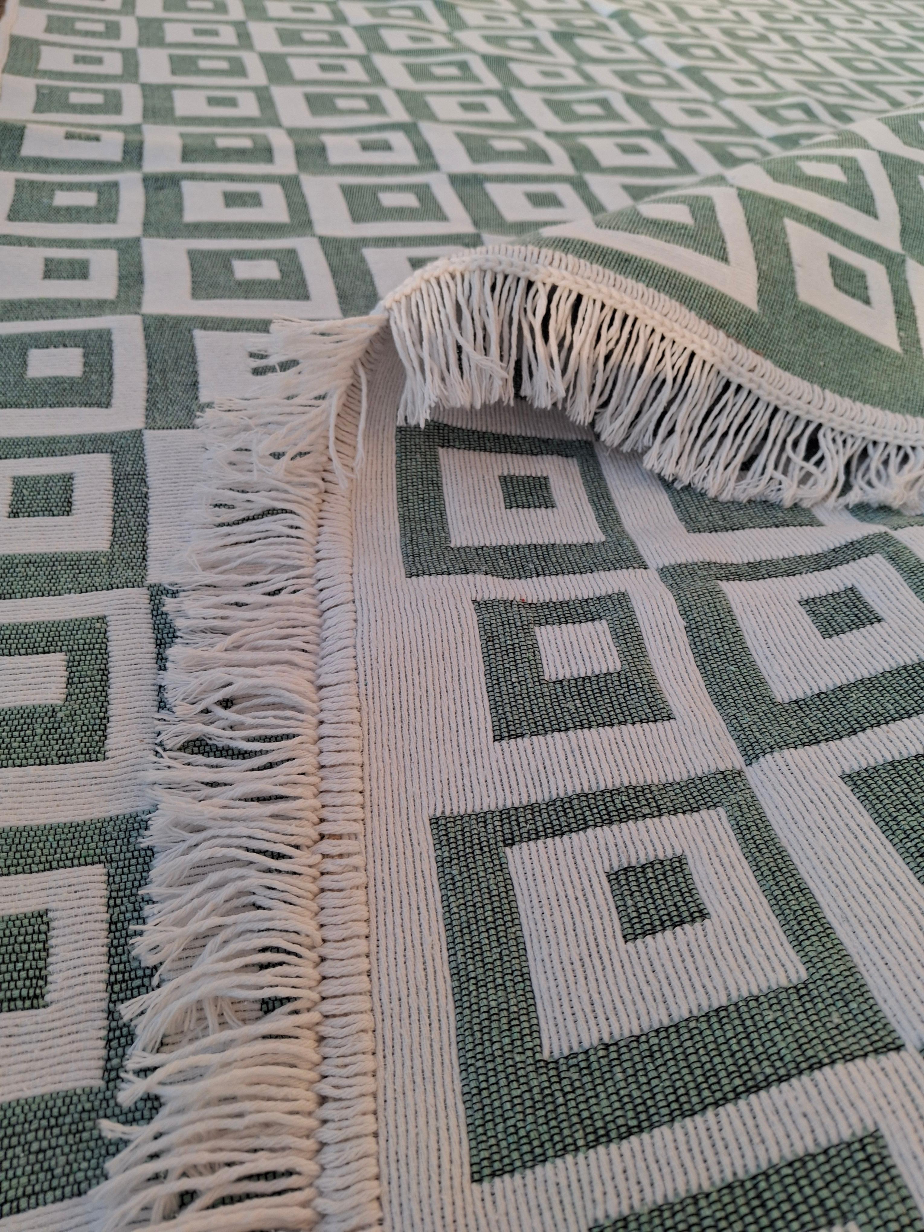 Dokuma Kilim Modern Desen Pastel Renkler Çift Taraflı Dokuma Kilim SWLRUG202510