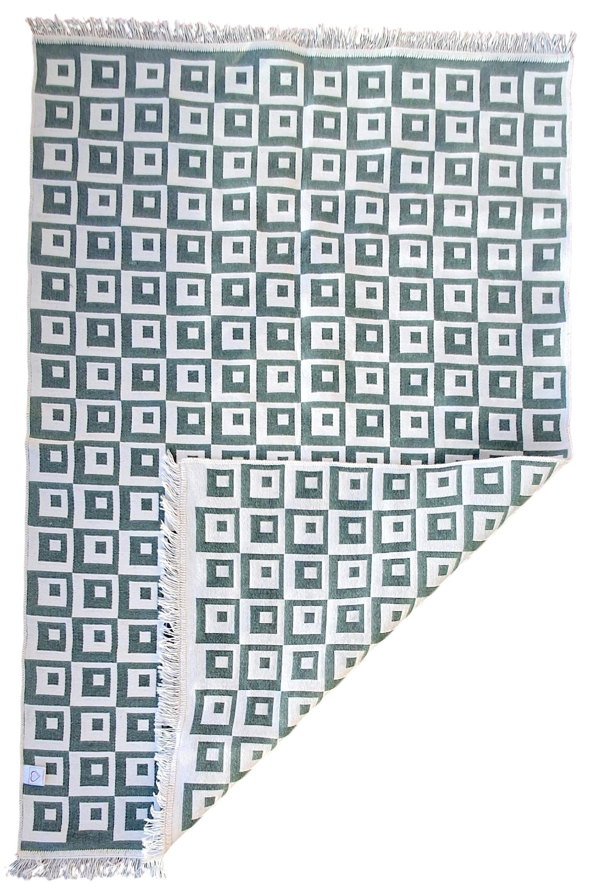 Dokuma Kilim Modern Desen Pastel Renkler Çift Taraflı Dokuma Kilim SWLRUG202510