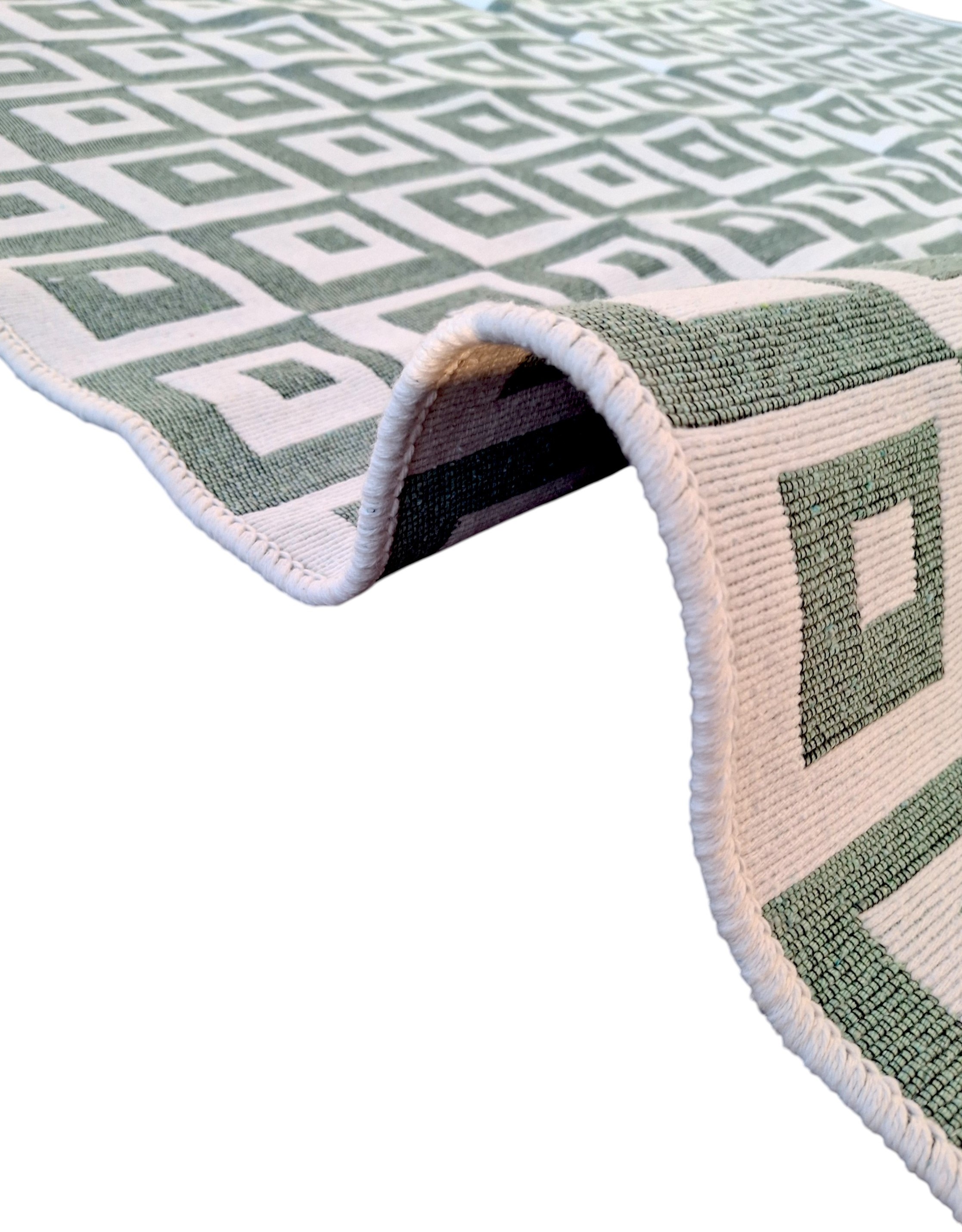 Dokuma Kilim Modern Desen Pastel Renkler Çift Taraflı Dokuma Kilim SWLRUG202510