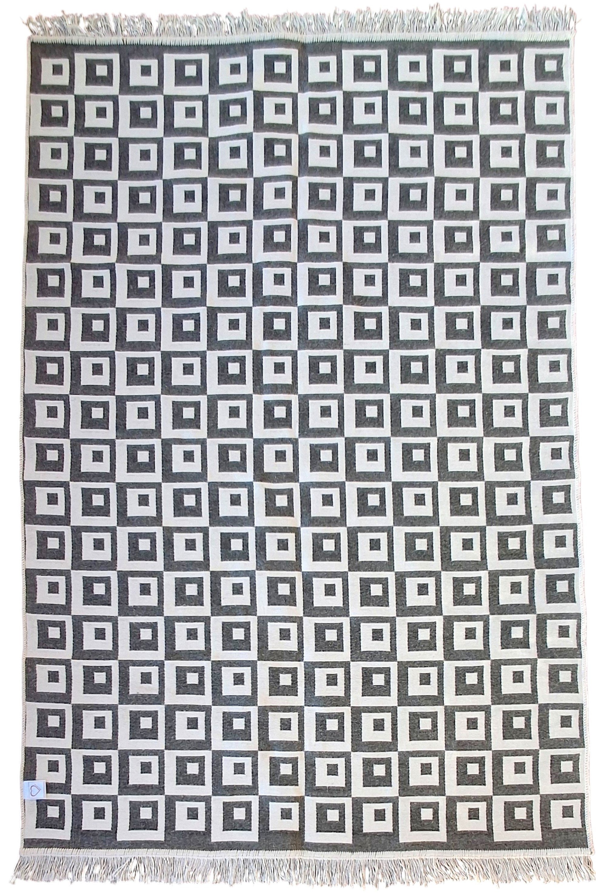 Dokuma Kilim Modern Desen Pastel Renkler Çift Taraflı Dokuma Kilim SWLRUG202510