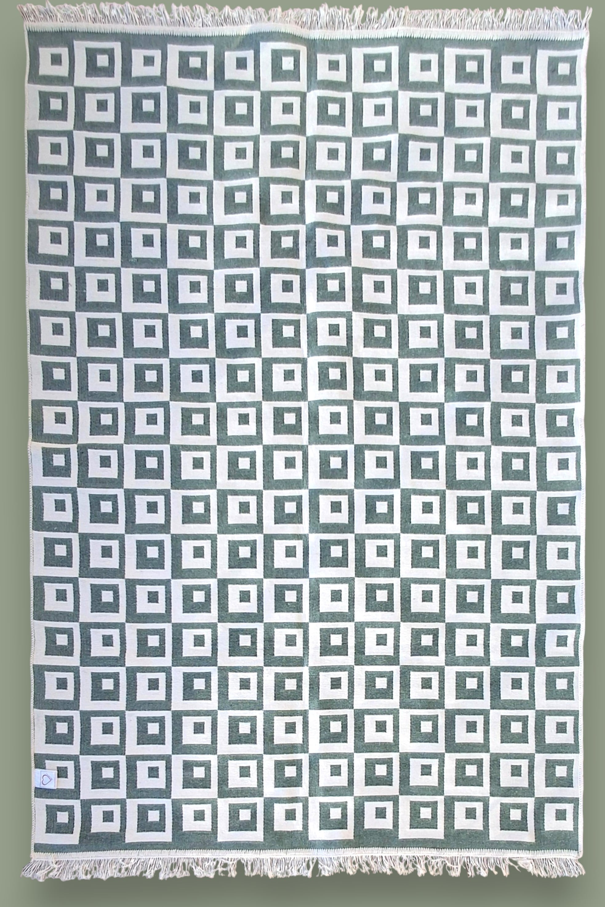 Dokuma Kilim Modern Desen Pastel Renkler Çift Taraflı Dokuma Kilim SWLRUG202510