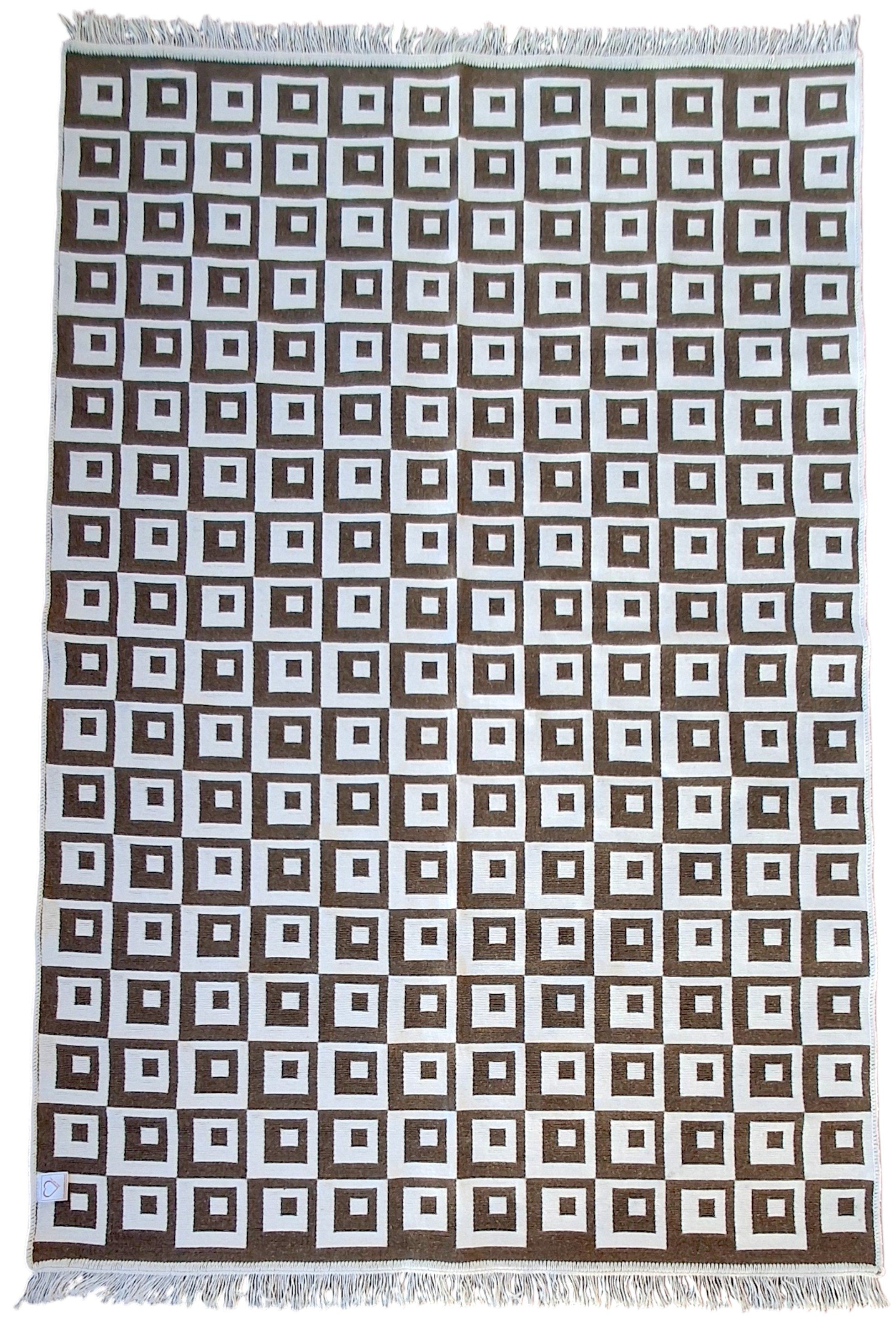 Dokuma Kilim Modern Desen Pastel Renkler Çift Taraflı Dokuma Kilim SWLRUG202510