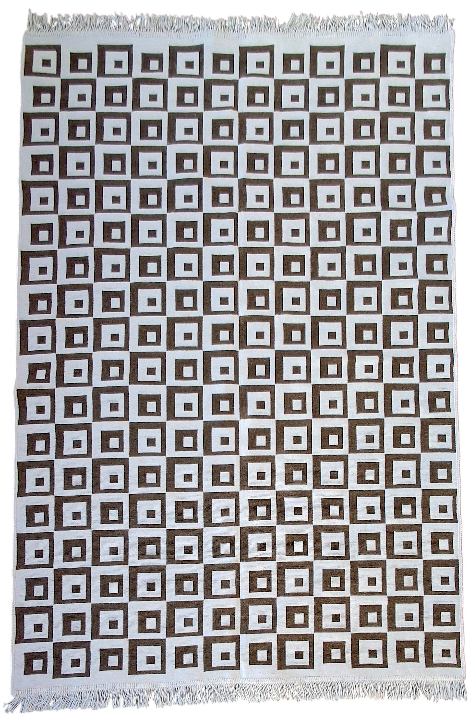 Dokuma Kilim Modern Desen Pastel Renkler Çift Taraflı Dokuma Kilim SWLRUG202510