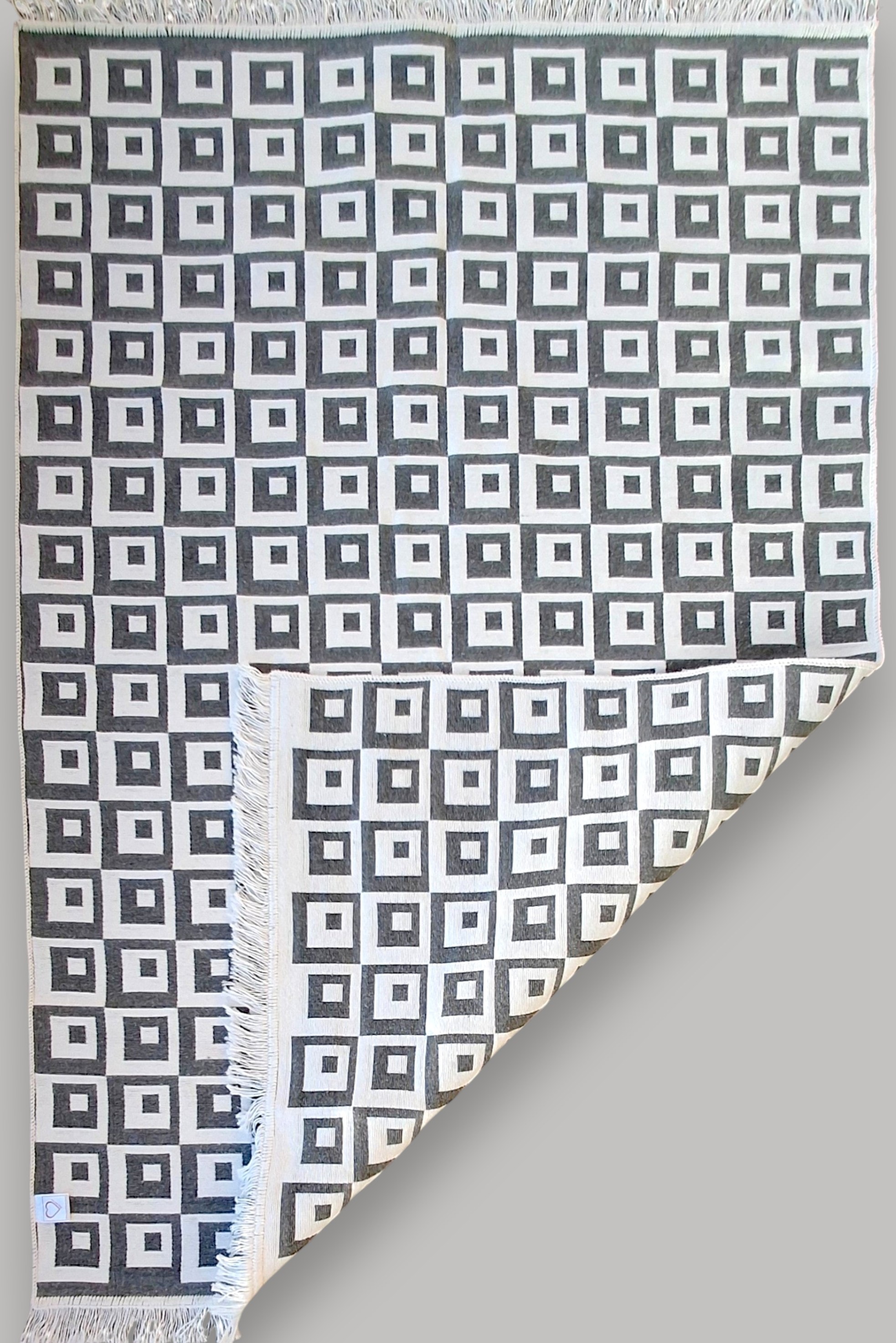 Dokuma Kilim Modern Desen Pastel Renkler Çift Taraflı Dokuma Kilim SWLRUG202510