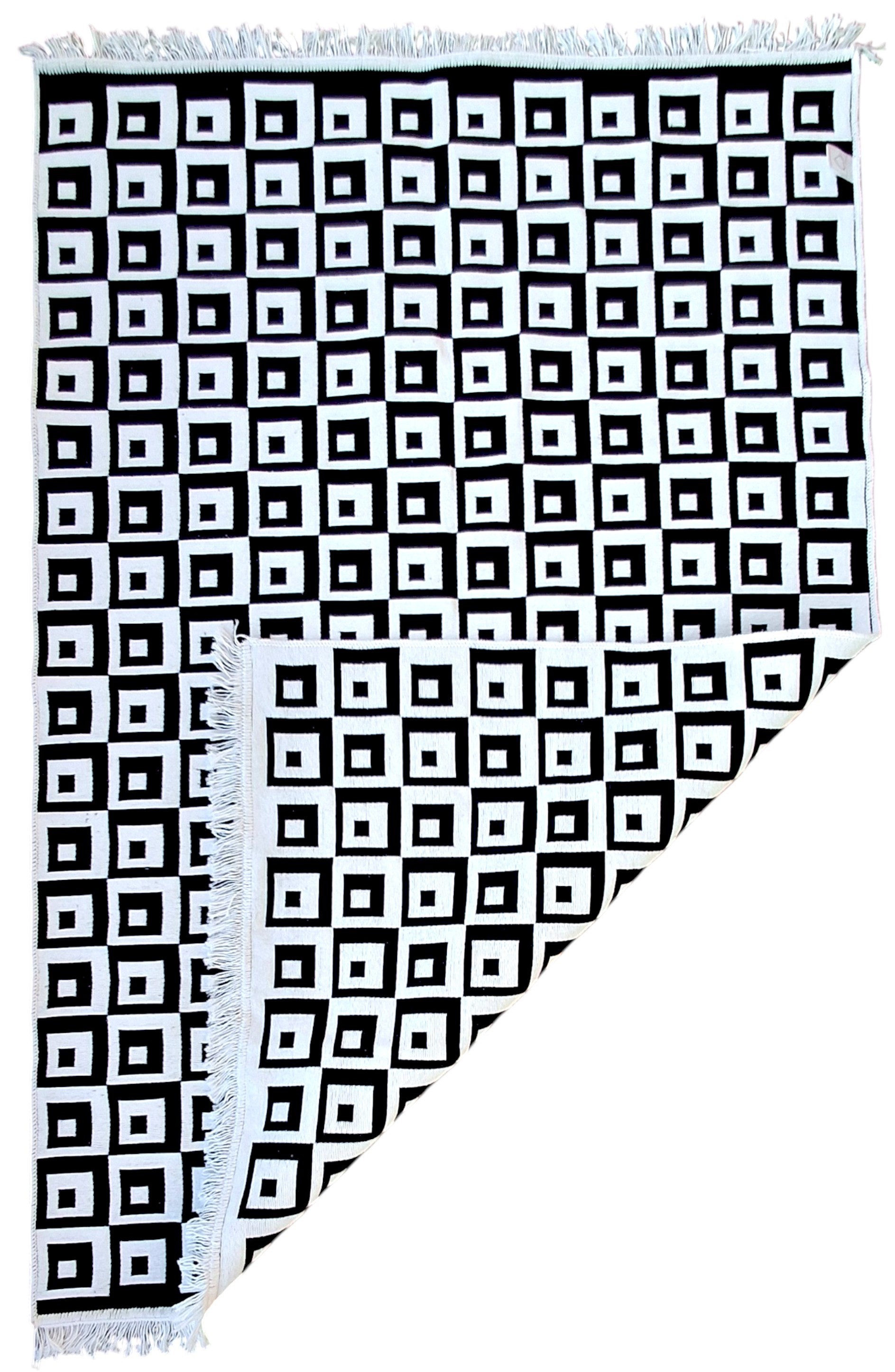 Dokuma Kilim Modern Desen Pastel Renkler Çift Taraflı Dokuma Kilim SWLRUG202510