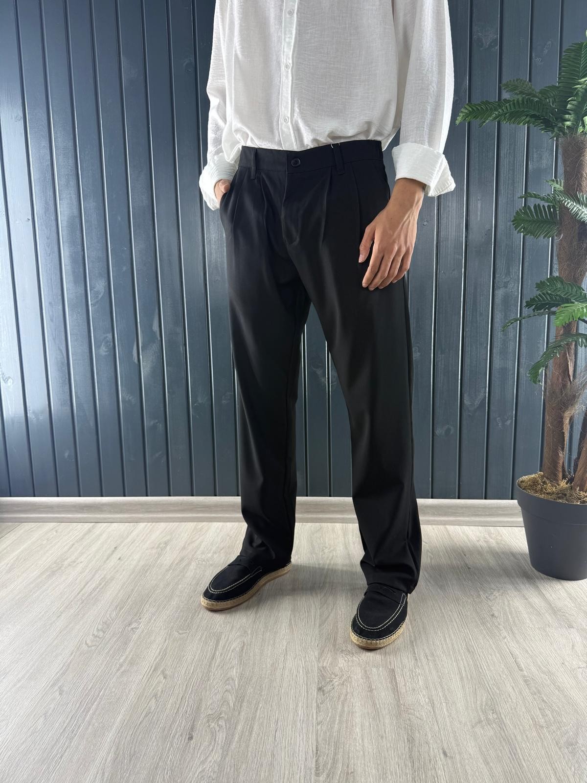 SİYAH LİKRALI YENİ SEZON BAGGY PANTOLON