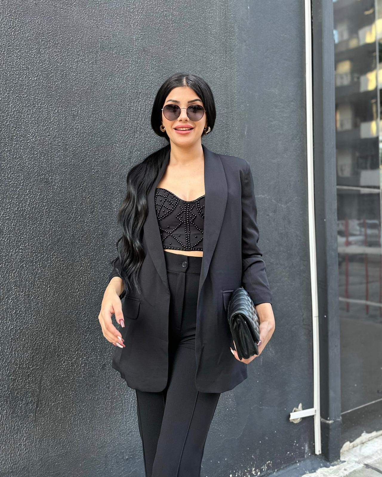 SİYAH BLAZER CEKET 