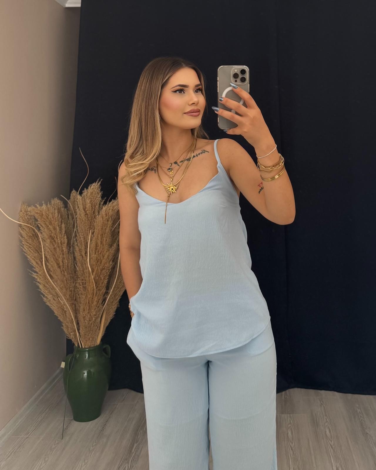 HELİN TENSEL KUMAŞ TAKIM