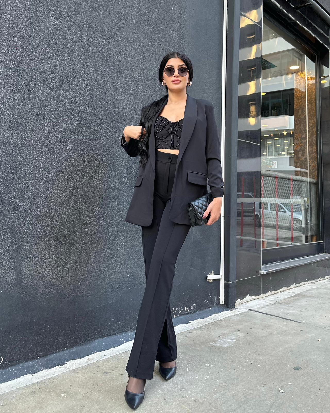 SİYAH BLAZER CEKET 