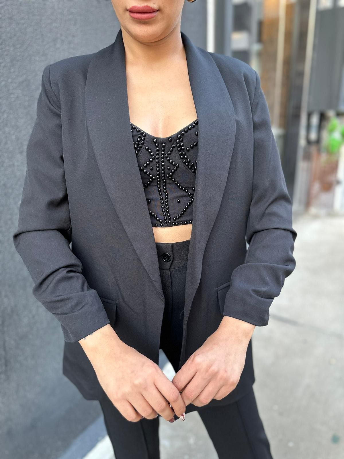 SİYAH BLAZER CEKET 