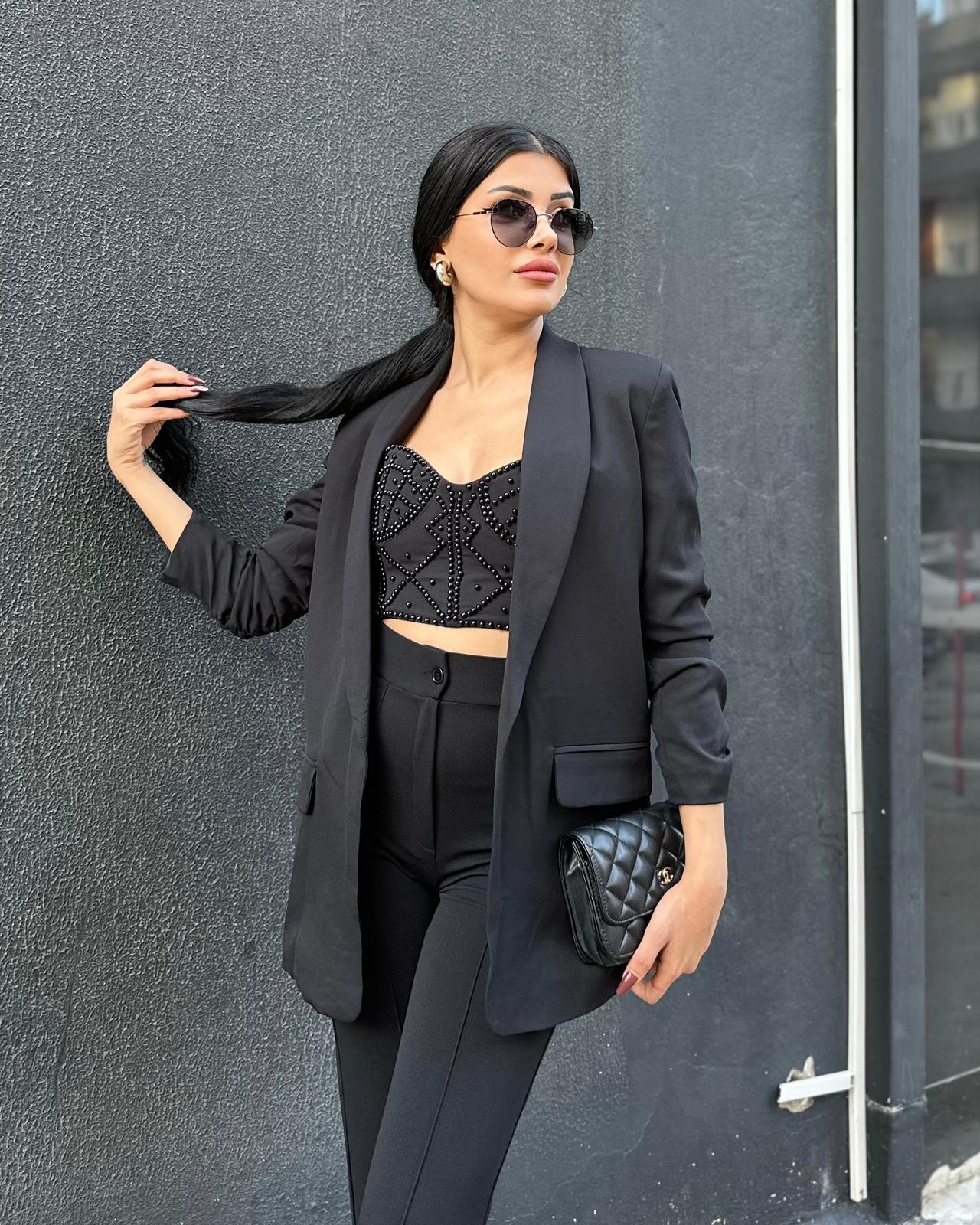 SİYAH BLAZER CEKET 