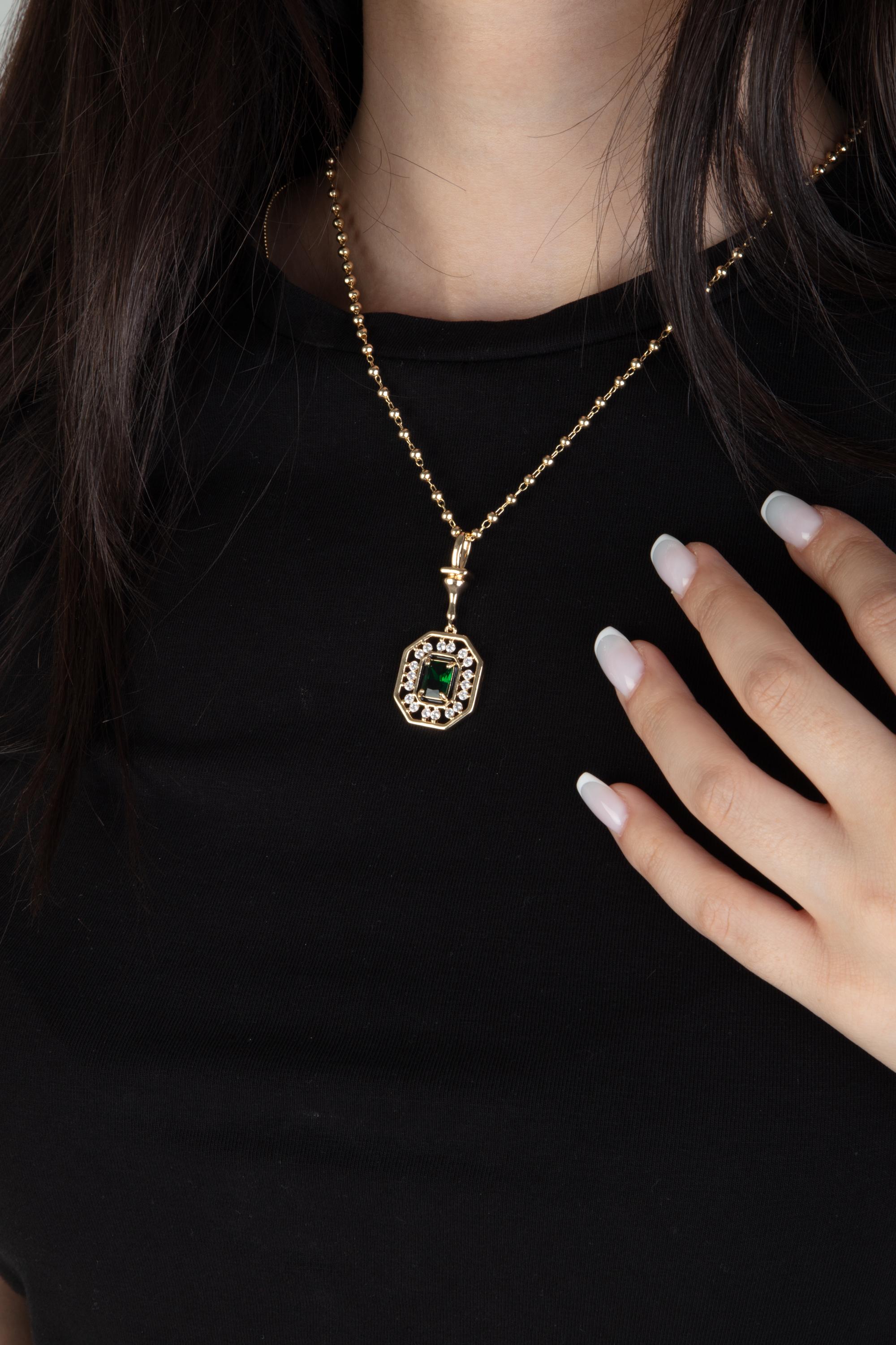 Emerald Royal Medallion Kolye