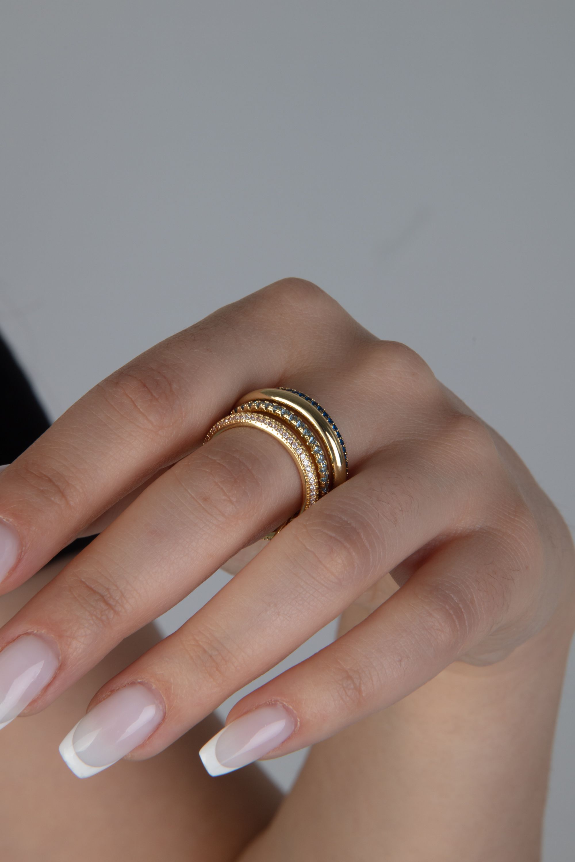 Bold Mix 4’lü Gold Yüzük
