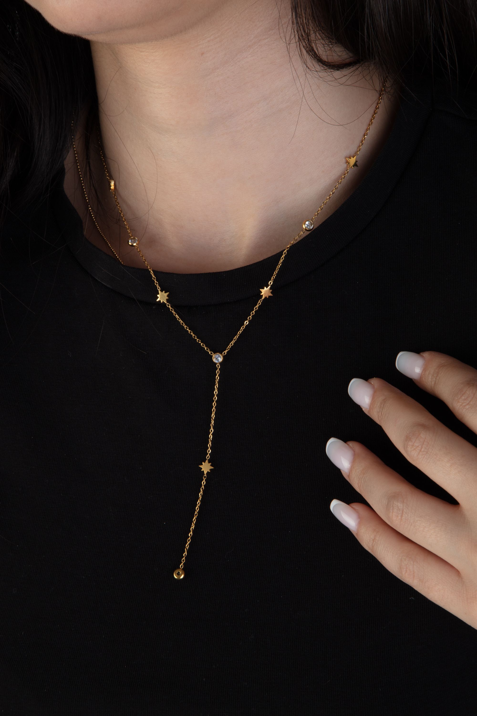 Golden Starlight Zincir Kolye
