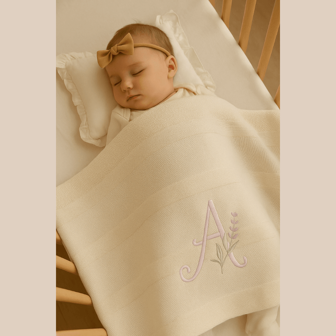 Baby Monogram Battaniye