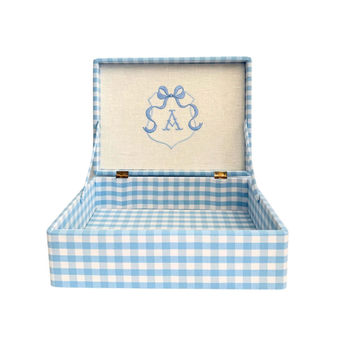 Blue Ribbon Gift Box