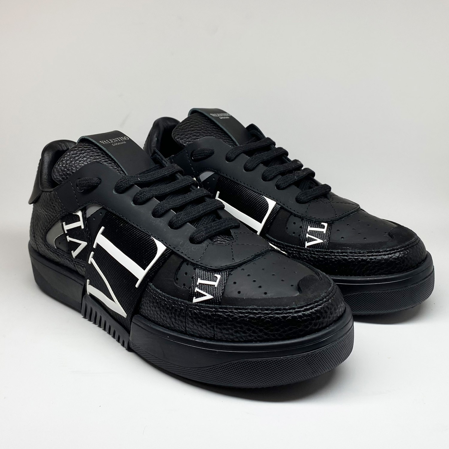 Siyah Deri Erkek Sneaker