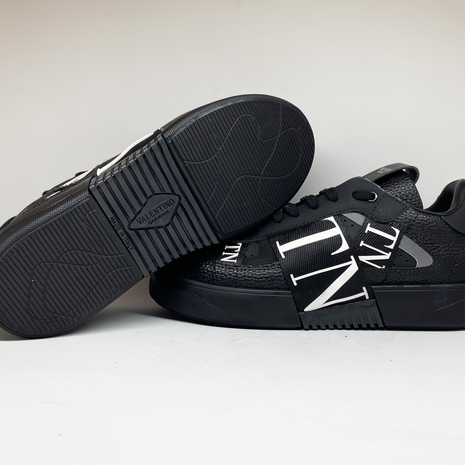 Siyah Deri Erkek Sneaker