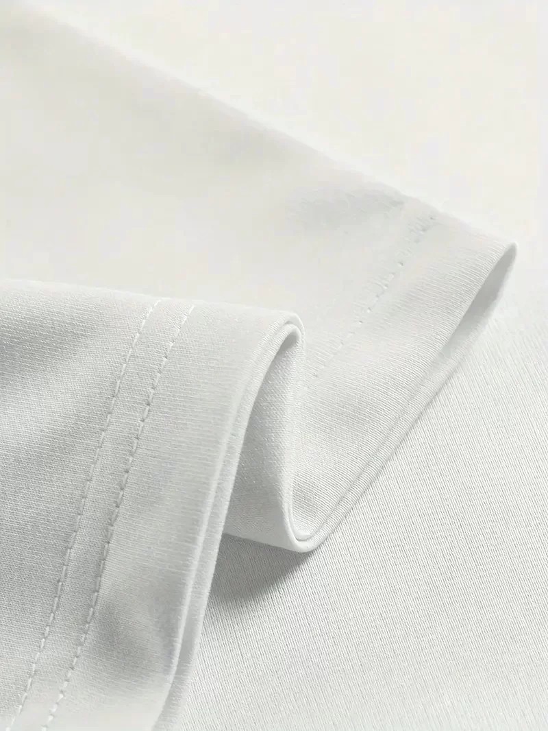 Baskılı Oversize Bisiklet Yaka Tişört